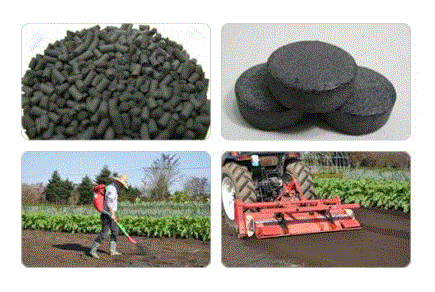 高性能活性炭土壌浄化材『蒔いて環炭(R)』