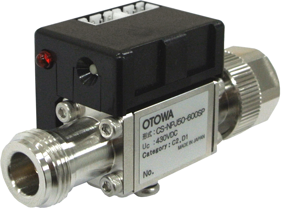 接点付き同軸ケーブル用SPD　CS-NPJ50-600SP