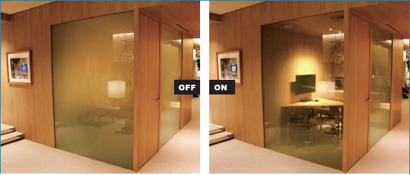 スイッチングガラス/フィルム『マジックガラス』