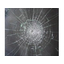 Glass, laminated glass