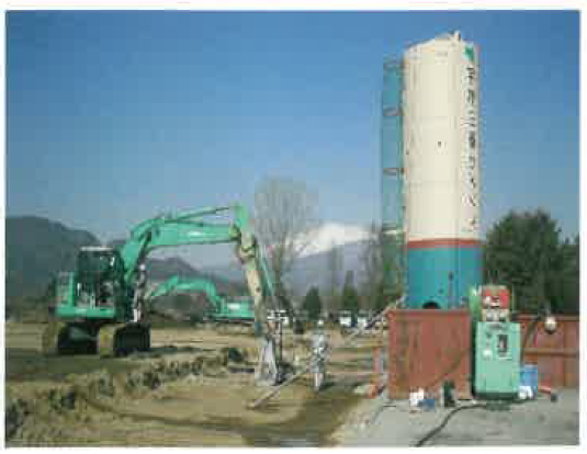 地盤改良工法『ソリッドキューブ工法』