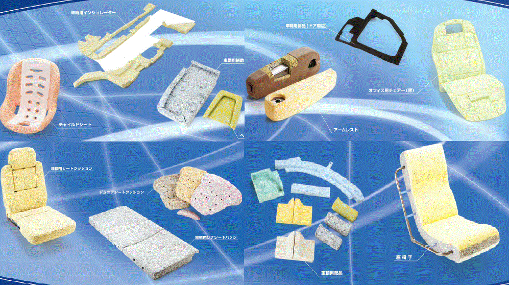 リサイクル加工製品『リボンデッドフォーム』＊サンプル配布中