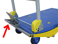 屋外現場で大活躍！段差越えアシスト機能付台車『ステップダンサー』