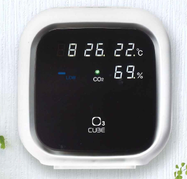二酸化炭素濃度センサー付きオゾン発生器『O3 CUBE』