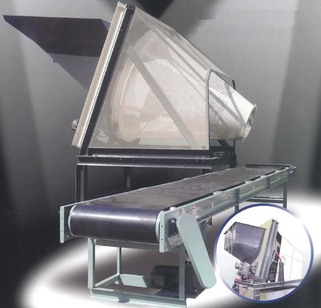 トロンメル付き手選別ライン 「メルフィーダー」