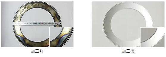 バレル研磨後の表面仕上がり