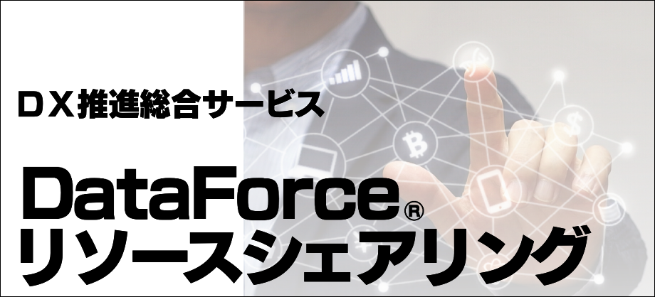 DX推進総合サービス『DataForce リソースシェアリング』