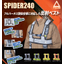 フルハーネス型安全帯対応 反射ベスト「SPIDER240」