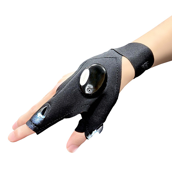 指先LED照明『手もとライトグローブ』