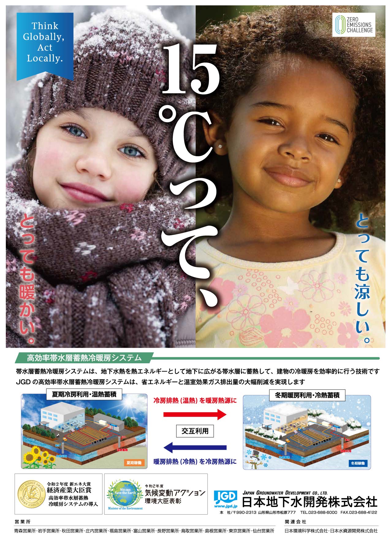 高効率帯水層蓄熱冷暖房システム』Hi-ATES | 日本地下水開発 - Powered