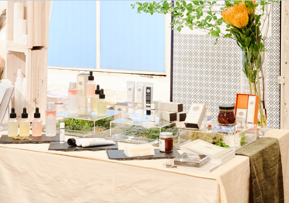 【展示装飾事例】植物オイル美容イベント