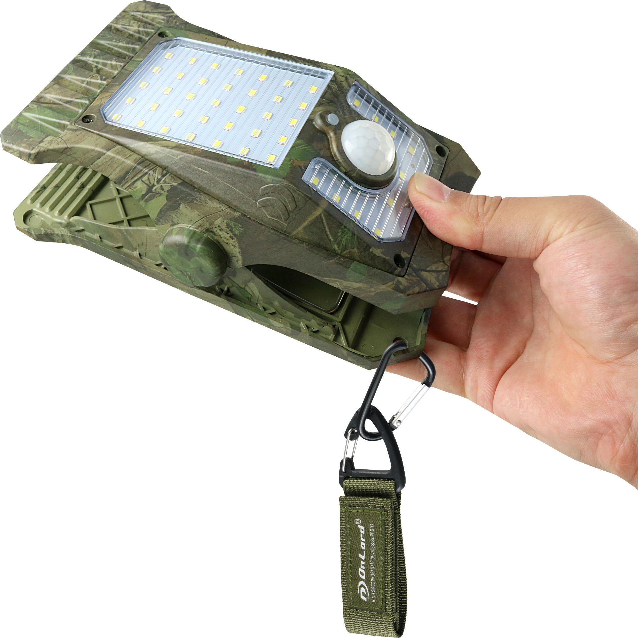 OL-336C クリップ型センサーライト クリッパ（迷彩）