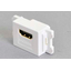 Concent chip (snap-in set) HDMI short type white