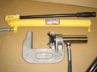 エコーパイプ圧着機