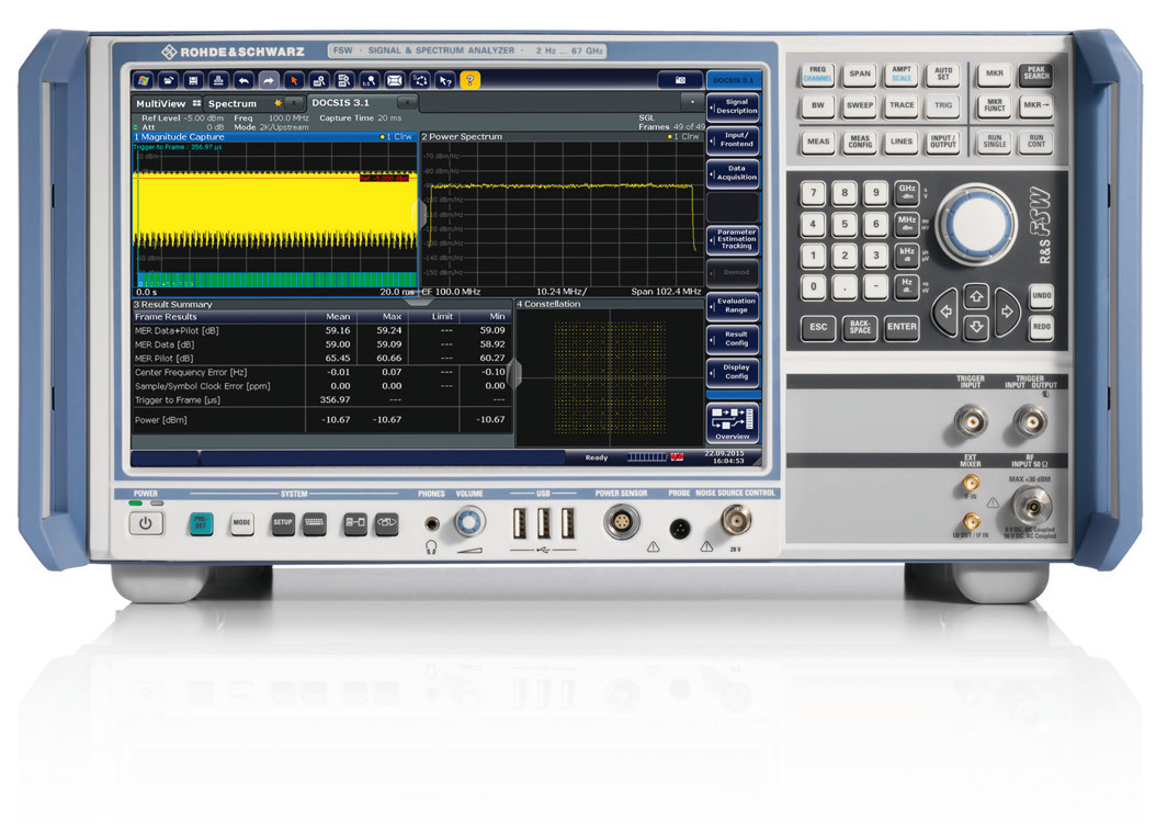 「DOCSIS 3.1」CM/CMTS物理層テストの簡素化