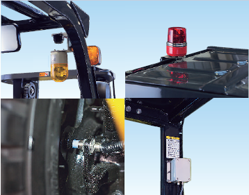 警告装置『フォークリフト用スピード警告装置』