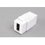 Snap-in connector USB 2.0 A connector double-sided type white
