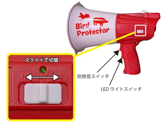 鳥獣被害防除機器『トリップバード　MZ-801』