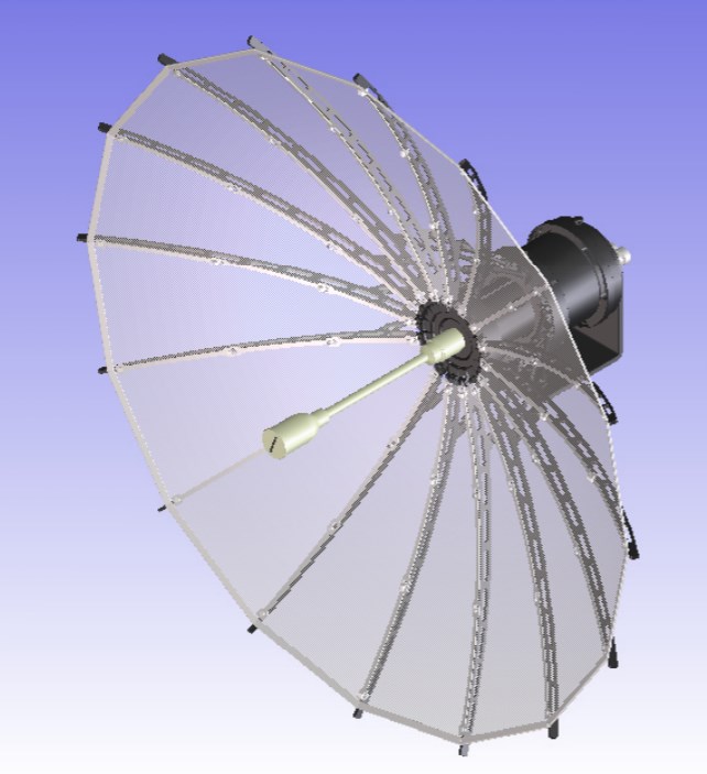 FPU deployable mesh parabolic antenna テクノブレーンズ | IPROS