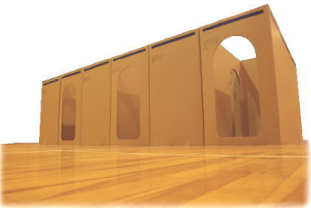 避難所用　簡易間仕切り『Be BOX Partition』 