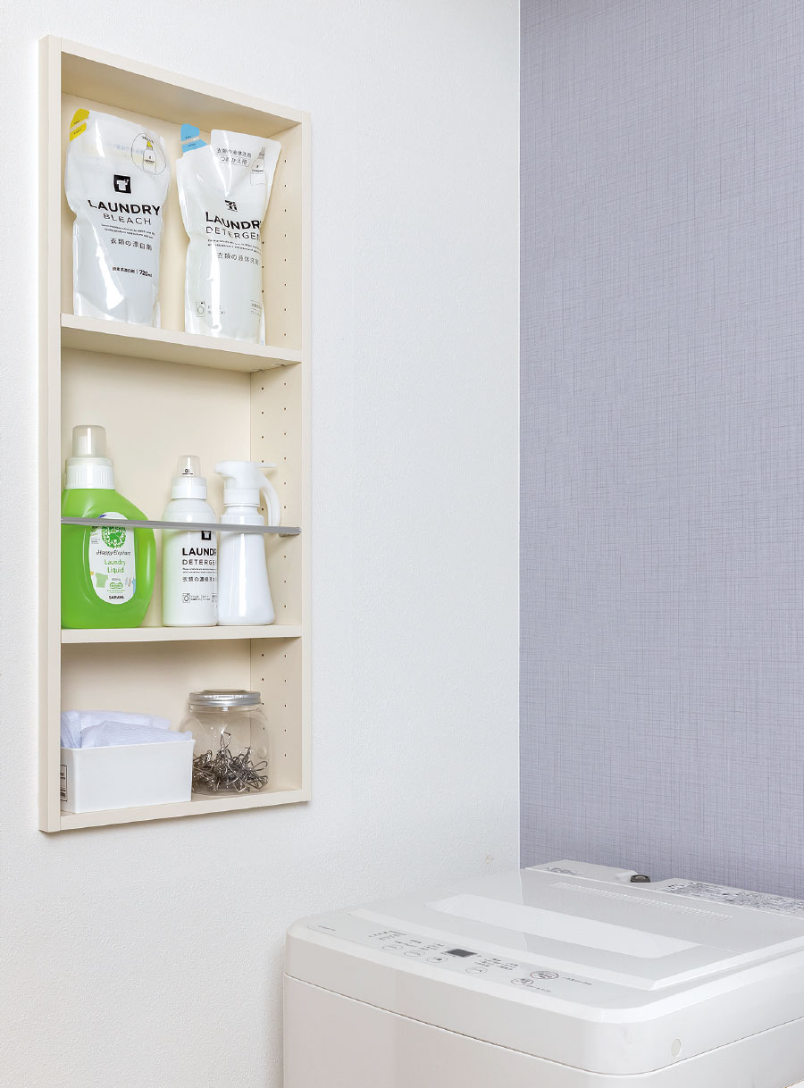 壁厚ニッチ収納『アドキューブ』＜洗面＞ 南海プライウッド | イプロス