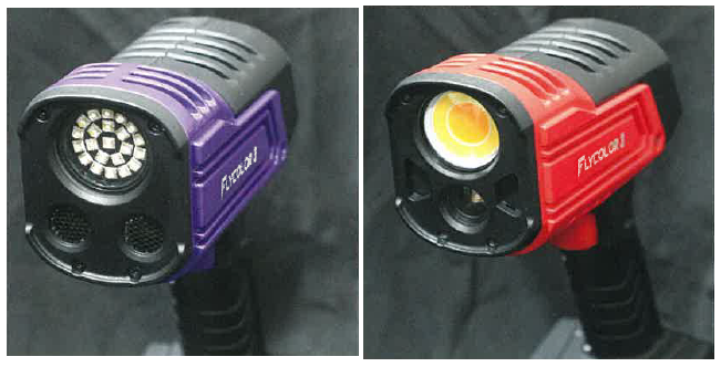 充電式LEDガン『UV硬化ライト／調色用ライト』