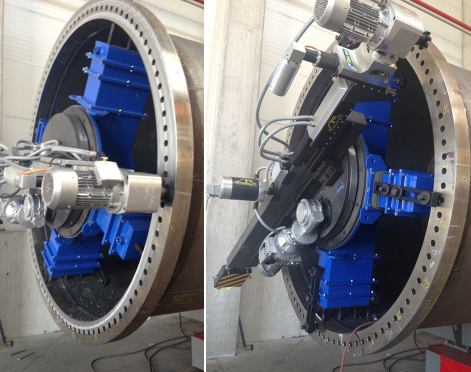 大型ワークに適したポータブル加工機『Fmax3000』