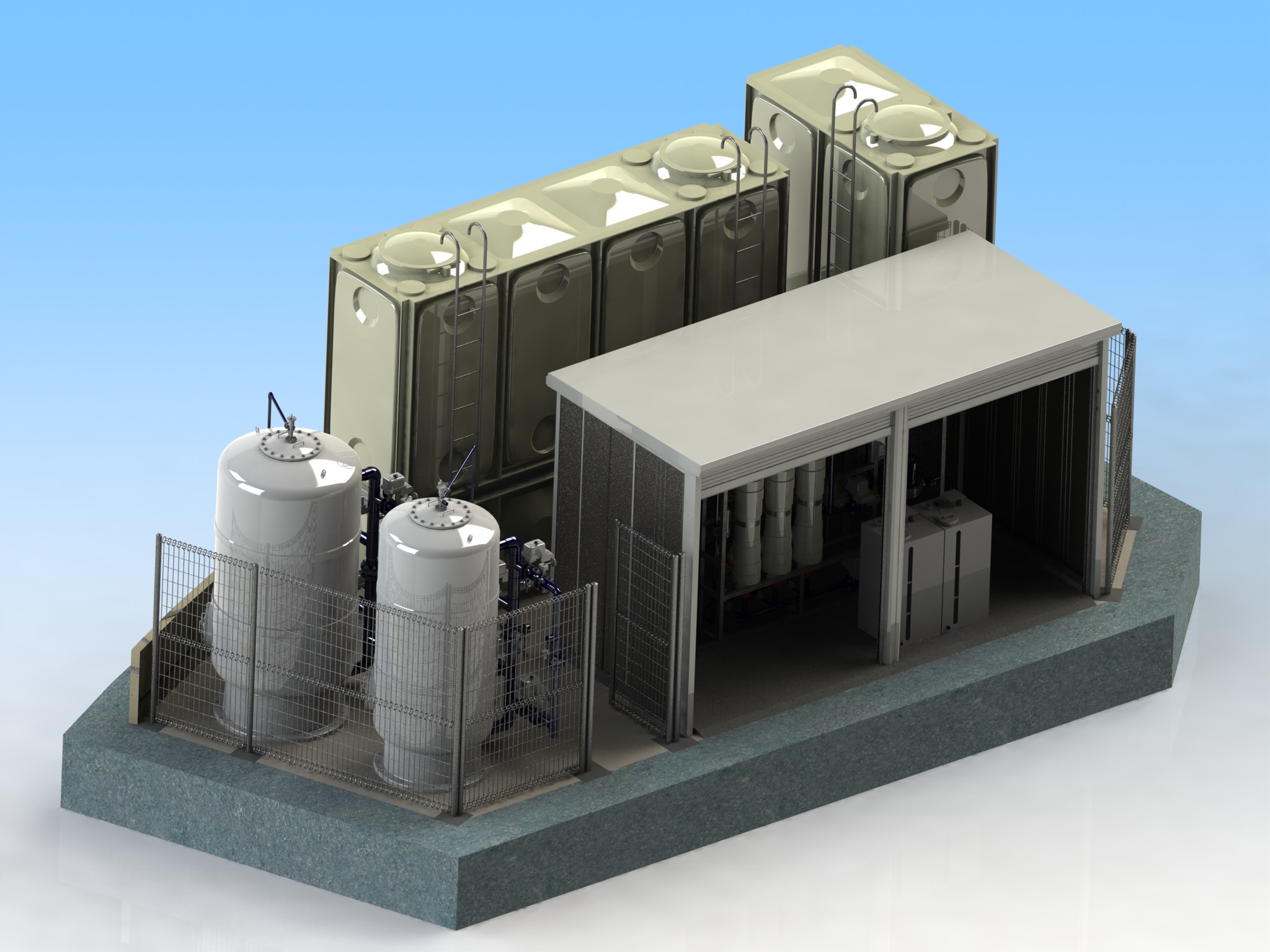 ゼオライト　プラント事業