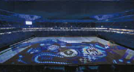 サイネージ『錯視ショーケース』