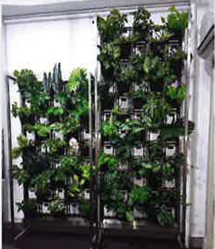 ポット式壁面緑化ユニット『ジュピウォールグリーン』 | カクタニ