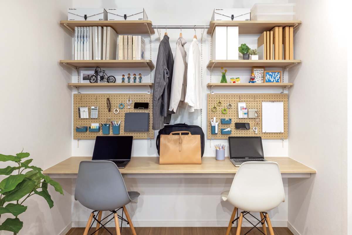 豊富な規格数とカラーバリエーションで叶える理想の可動棚板