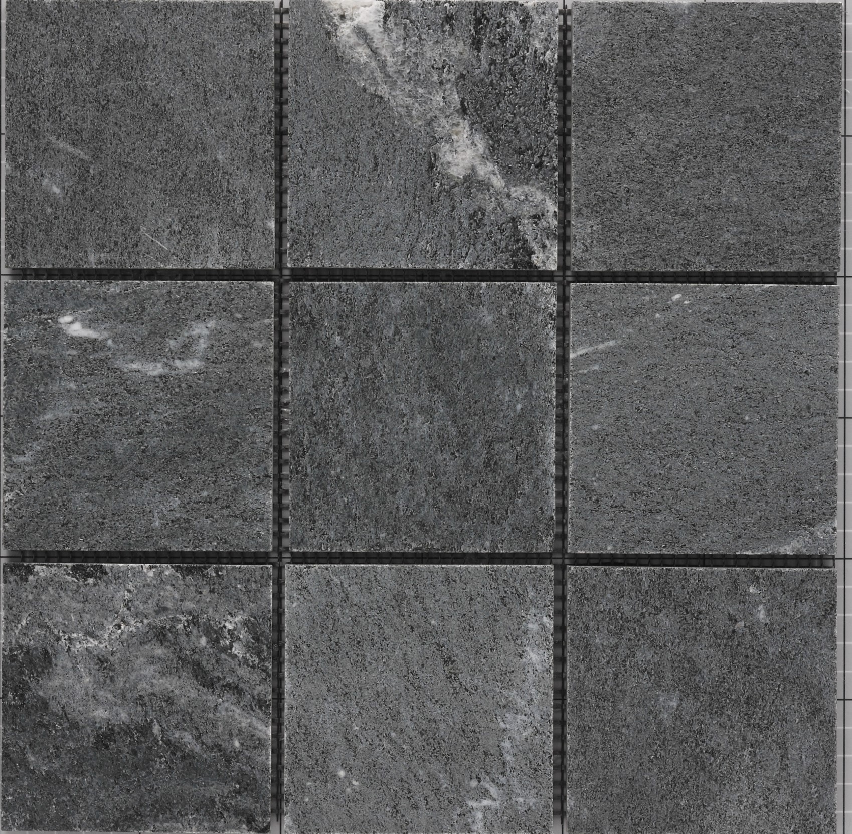 モザイクタイル　ブラック 天然石『モザイクロック』 | 十九田陶業 - Powered by イプロス