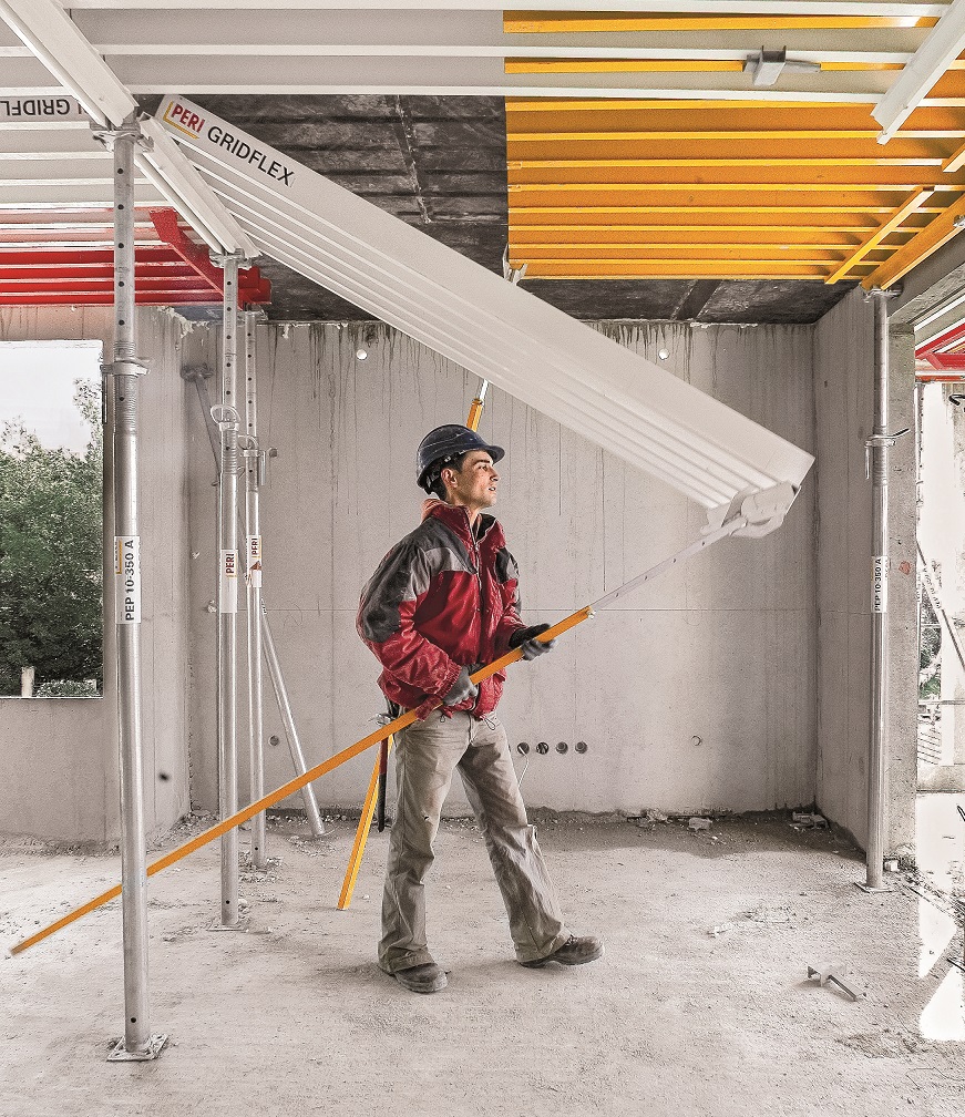 高い安全性 アルミ製スラブ型枠『PERI GRIDFLEX』 | ペリー・ジャパン