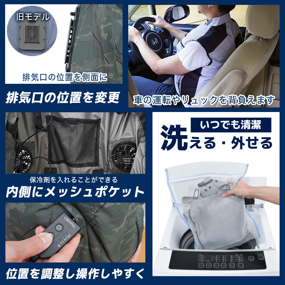 冷蔵服4 空調服 圧倒的に冷える「冷蔵服4 (ベスト/半袖）」』を発売 | サンコー