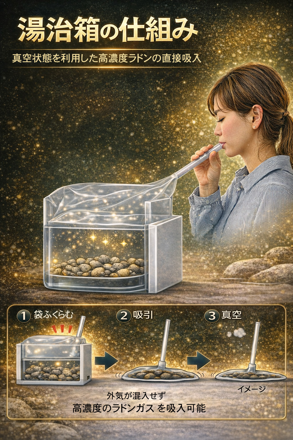 温泉旅館向け】ラドン吸入器『湯治箱』 | 日本箱産業 - Powered by