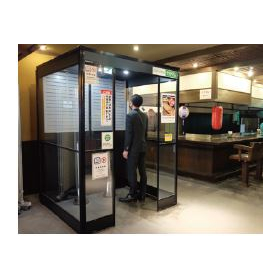 喫煙ブース導入事例　飲食店　博多円坐・長屋銀だこ青物横丁店様2.JPG