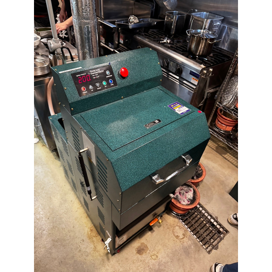 炭火スピード着火機＜設置事例：ざる焼 小林養鶏 溝口店＞ | イワモト